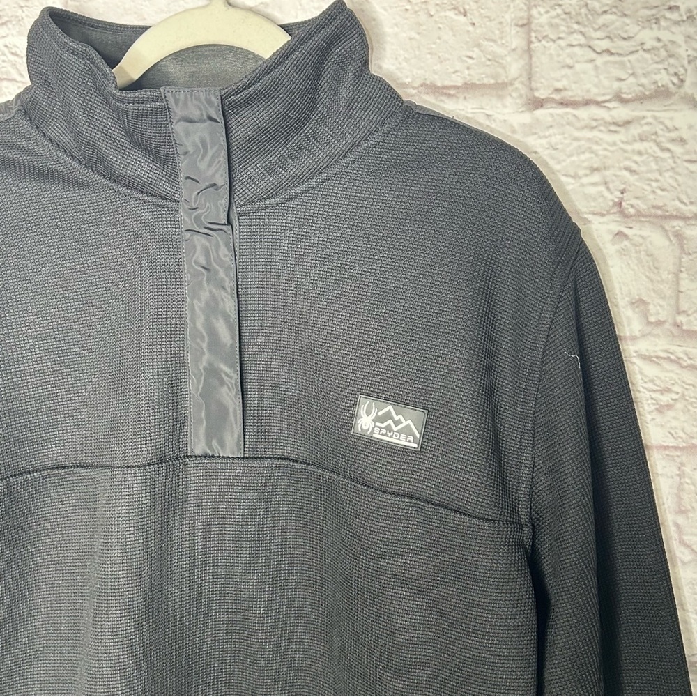 NWT Spyder Men’s Bonded Sweater Fleece Shirt - Picture 9 of 16